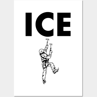 Ice Climbing Posters and Art